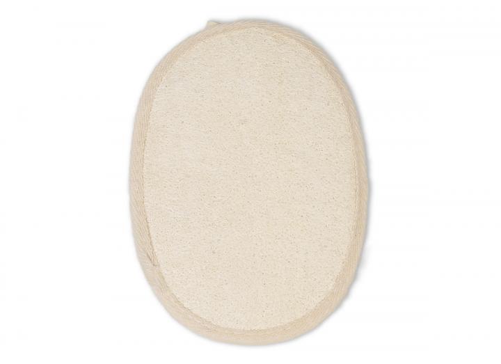 Natural loofah pad
