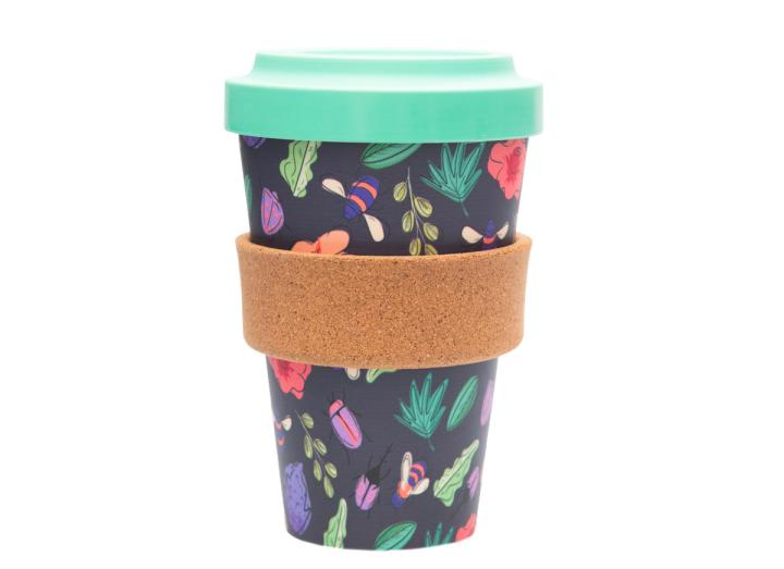 Eden Project floral & bee print travel cup