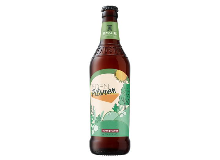 Eden pilsner from St Austell Brewery