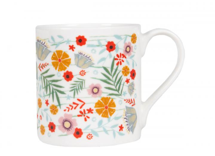 Eden Project floral print mug