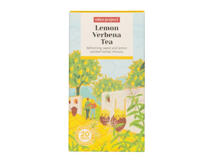 Eden Project Lemon Verbena tea in plastic free tea bags