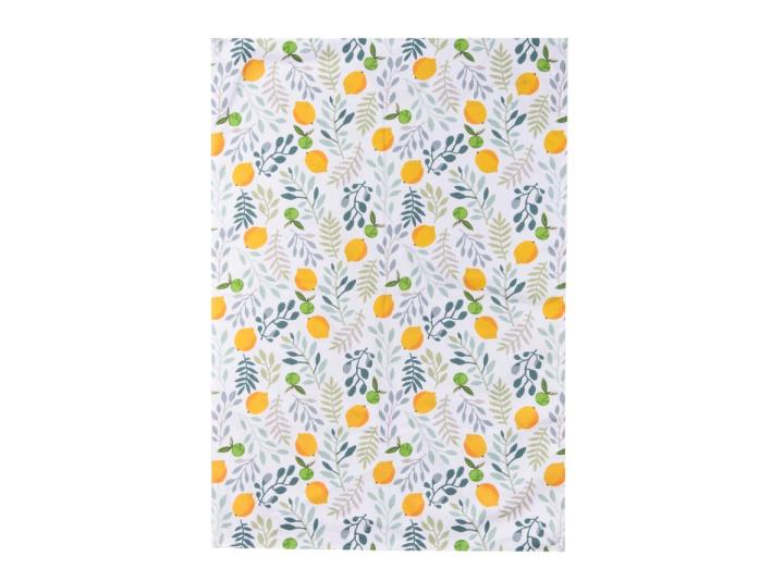 Eden Project Mediterranean print organic cotton tea towel