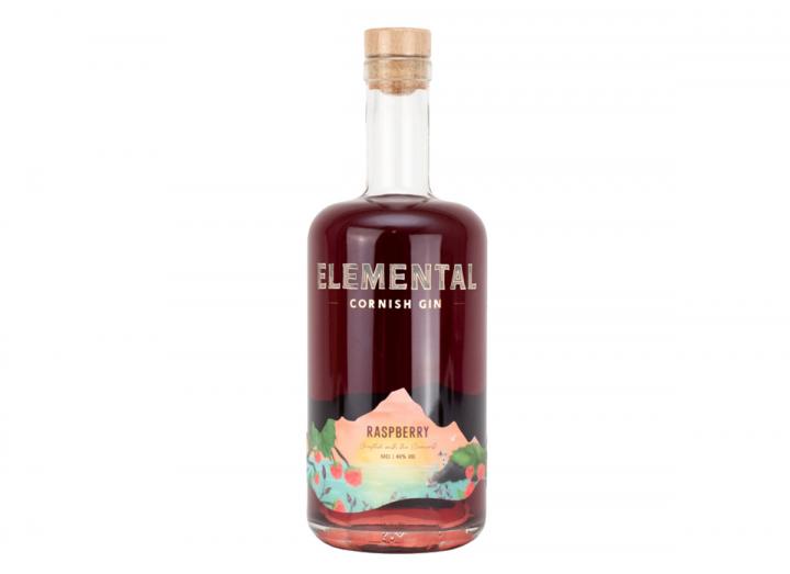 Elemental Cornish raspberry gin 50cl