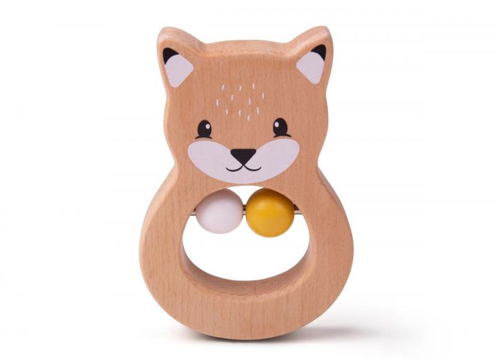 Bigjigs 100% FSC®  certified fox rattle