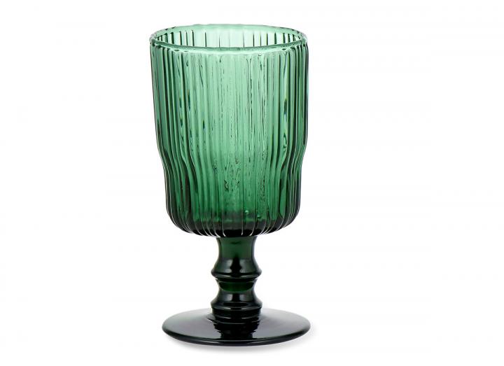 Fali wine glass teal from Nkuku