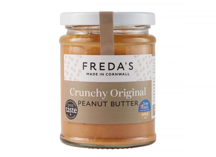 Freda's crunchy original peanut butter