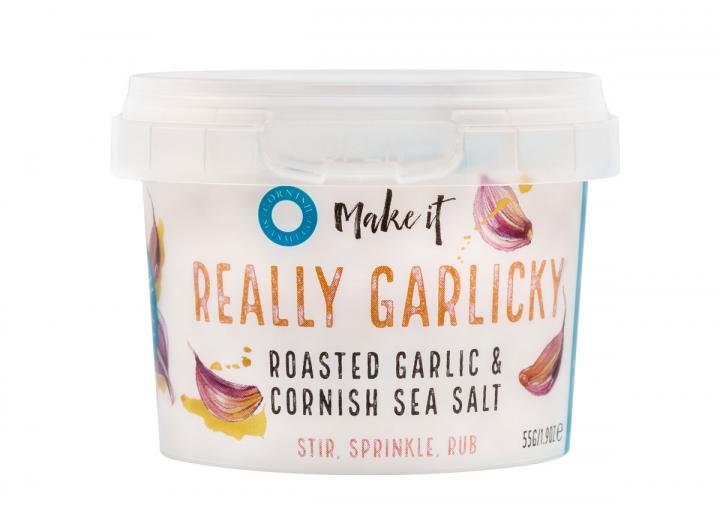 Cornish Sea Salt Co. really garlicky pinch salt
