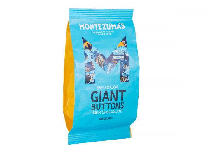 Montezuma's giant organic milk chocolate buttons 180g