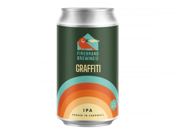 Graffiti IPA from the Firebrand Brewing Co. in Cornwall