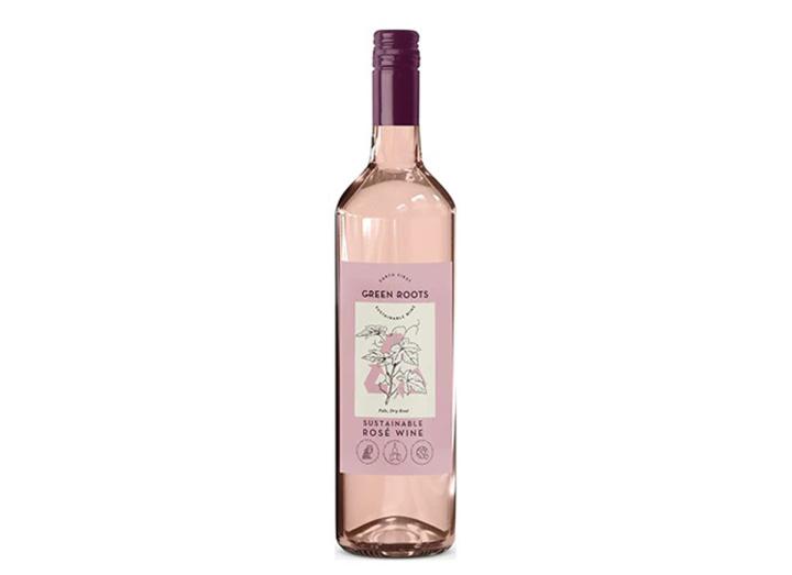 Green Roots sustainable rose wine in a can 250ml