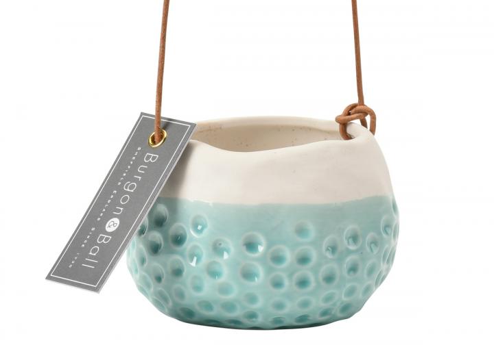 Baby Dotty indoor hanging pot from Burgon & Ball