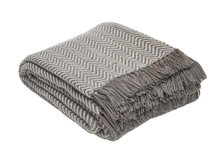 Tabby herringbone blanket from Weaver Green