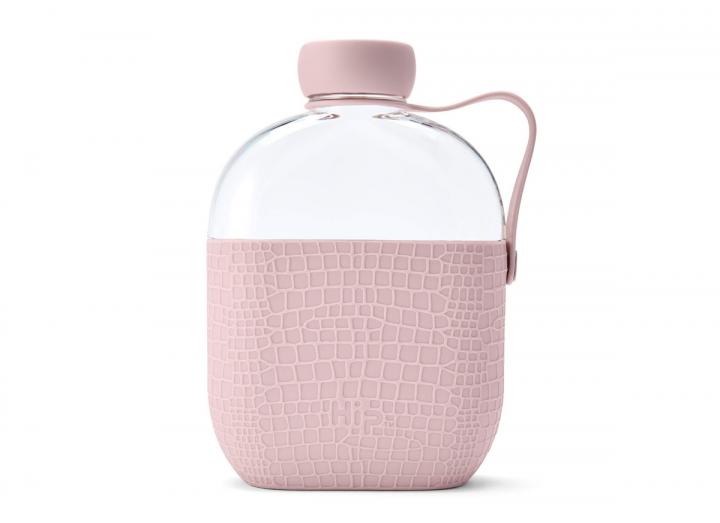 Hip bottle in dusty pink