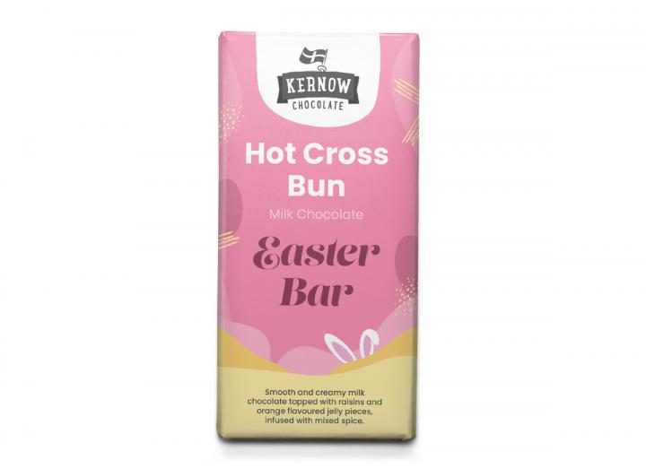 Kernow Chocolate hot cross bun chocolate 100g
