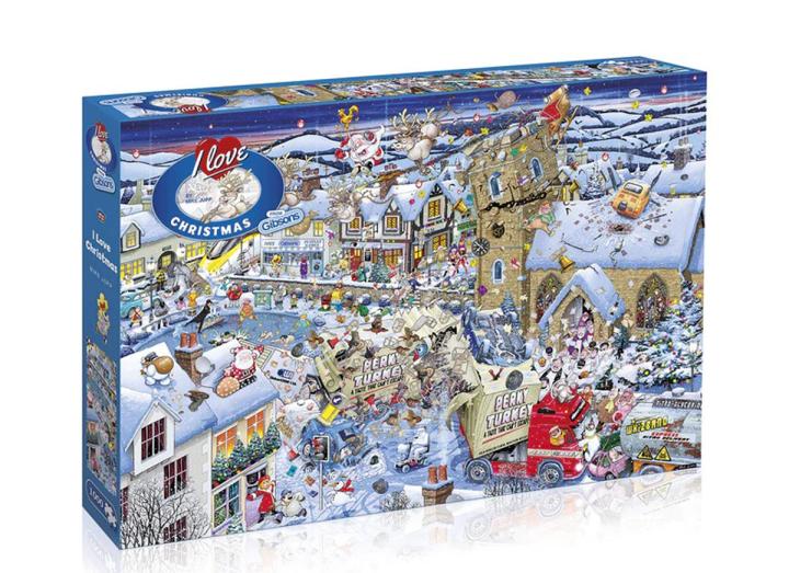 I Love Christmas 1000 piece jigsaw puzzle