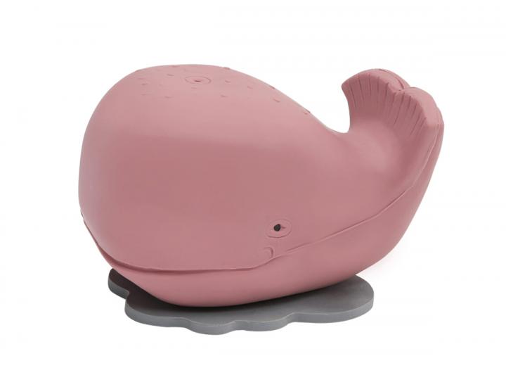 Ingeborg the Whale splash toy from HEVEA