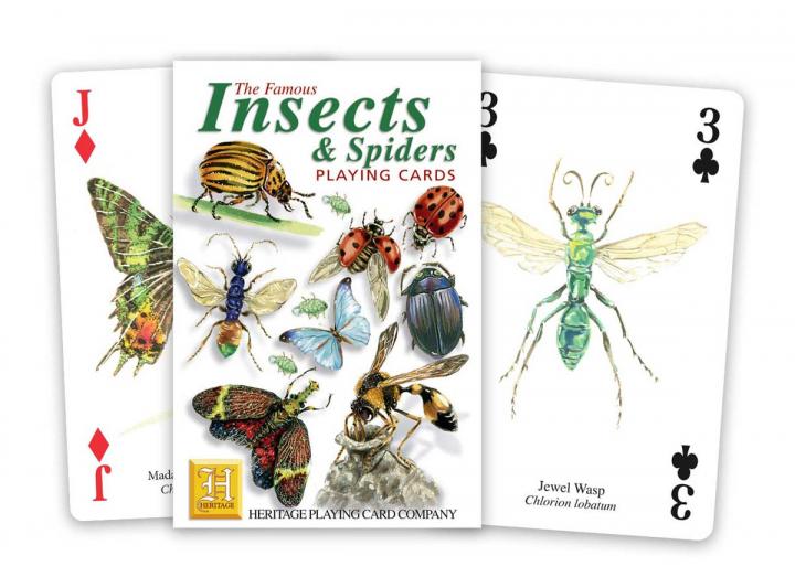 Insects & Spiders playing cards from Heritage Playing Cards