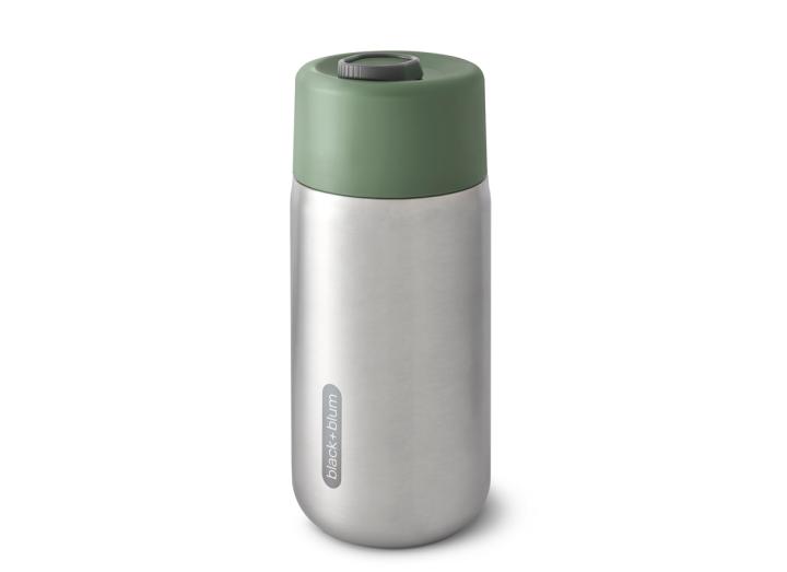 Insulated travel cup 340ml in olive from Black + Blum
