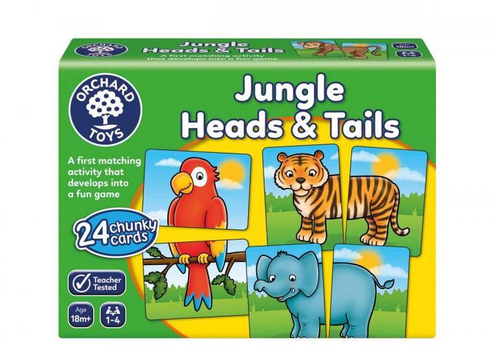 Jungle heads & tails game from Orchard Toys