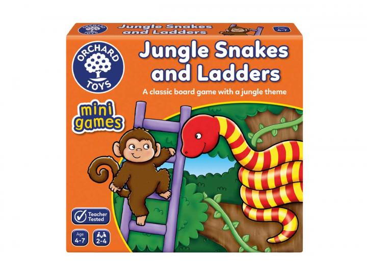 Jungle snakes & ladders mini game from Orchard Toys