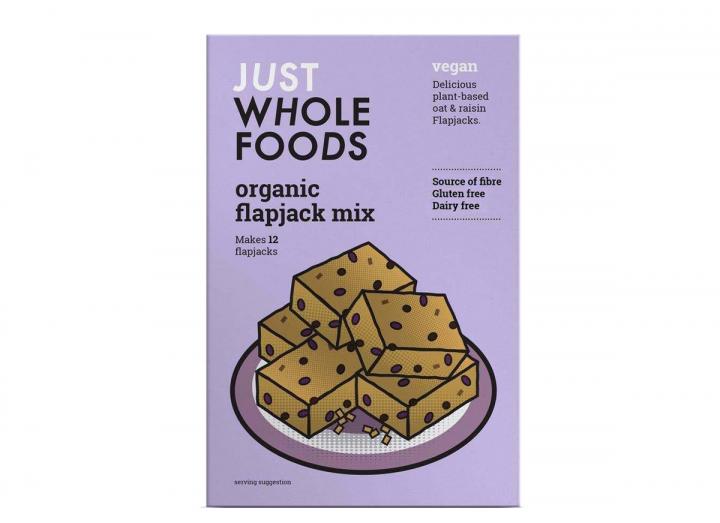 Just Wholefoods organic flapjack mix