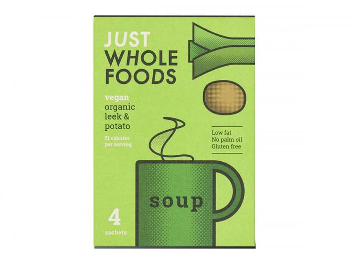 Just Wholefoods organic leek & potato soup