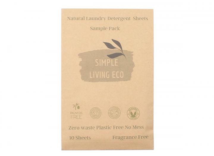 Simple Eco Living laundry detergent sheets unscented 10pk