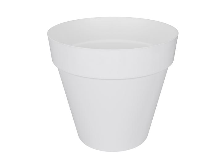 Loft urban round plant pot in white from elho
