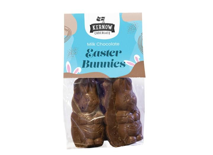 Kernow Chocolate milk chocolate Easter bunnies 100g