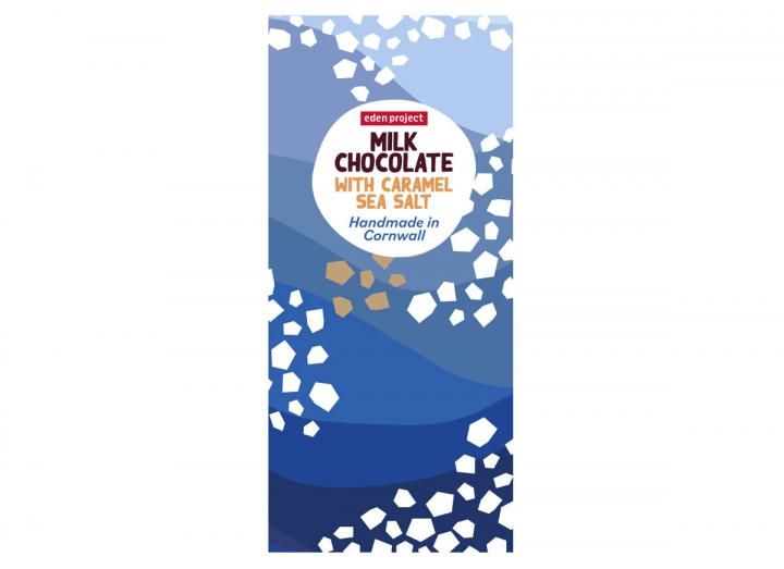 Eden Project Milk Chocolate with Caramel Sea Salt 100g