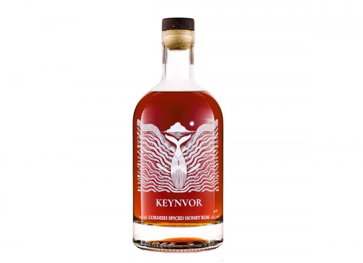 Mounts Bay Distillery keynvor spiced honey rum 70cl