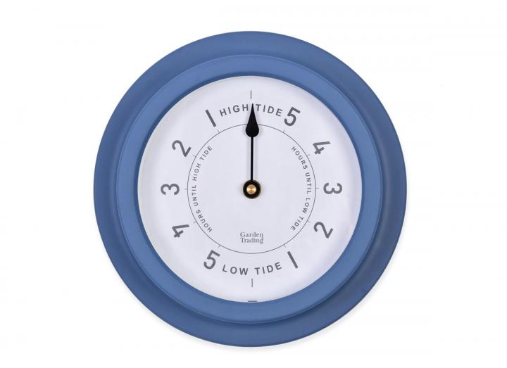 Narberth tide clock in lulworth blue from Garden Trading