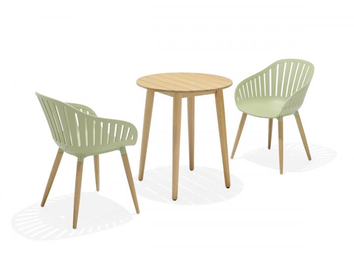 Nassau 66cm bistro set sage green
