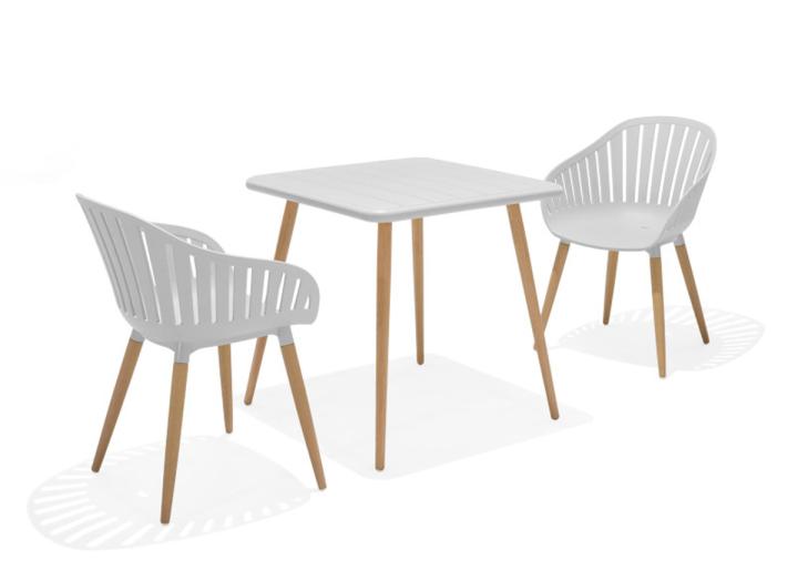 Nassau 70cm bistro set coral sand