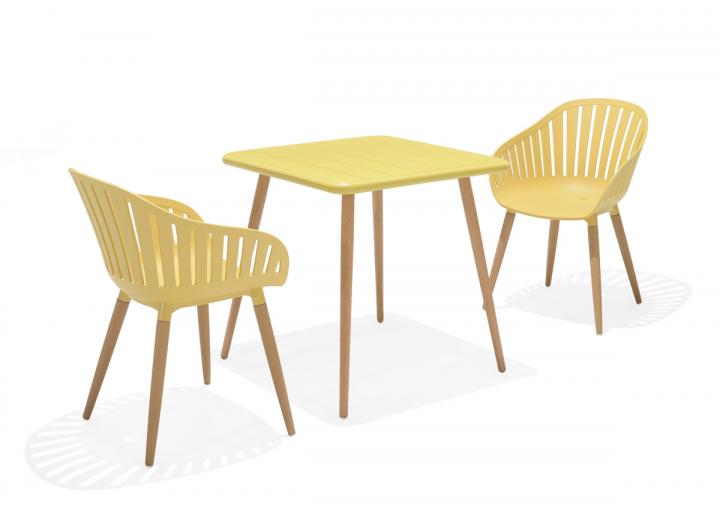 Nassau 70cm bistro set honey