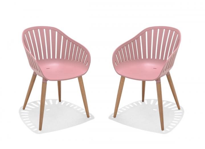 Nassau carver chairs in peony