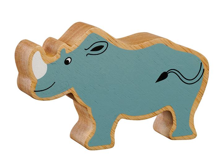 Lanka Kade wooden rhino figure