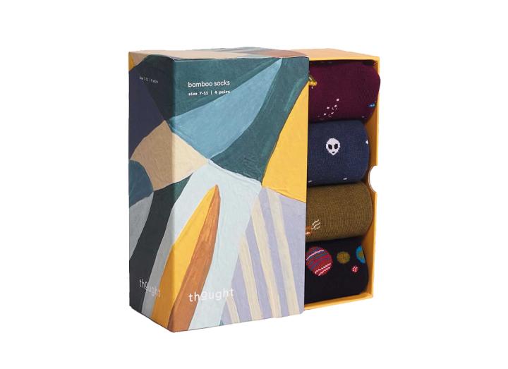 Neil bamboo space sock box