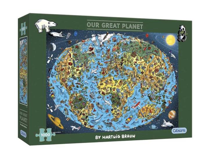 Our Great Planet 1000 piece jigsaw puzzle from Gibsons