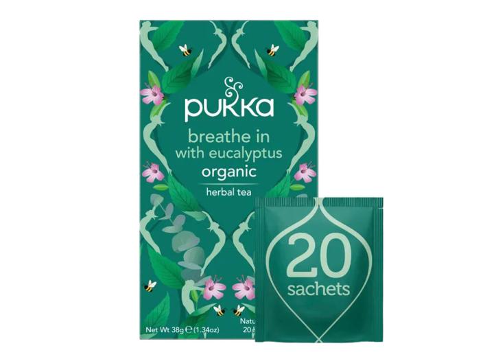 Pukka Breathe In with Eucalyptus Organic Herbal Tea
