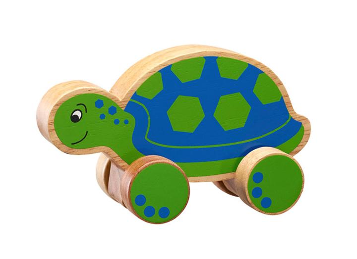 Lanka Kade wooden push along turtle