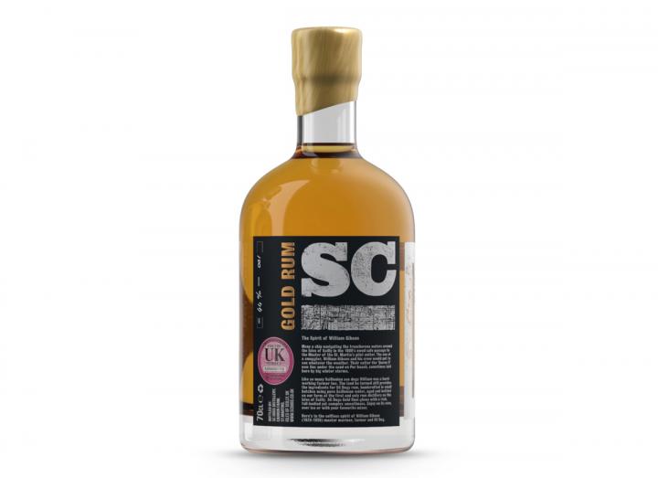 SC Dogs Distillery gold rum 70cl