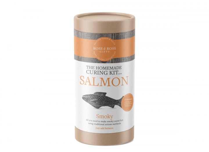 The homemade curing tube…salmon smoky