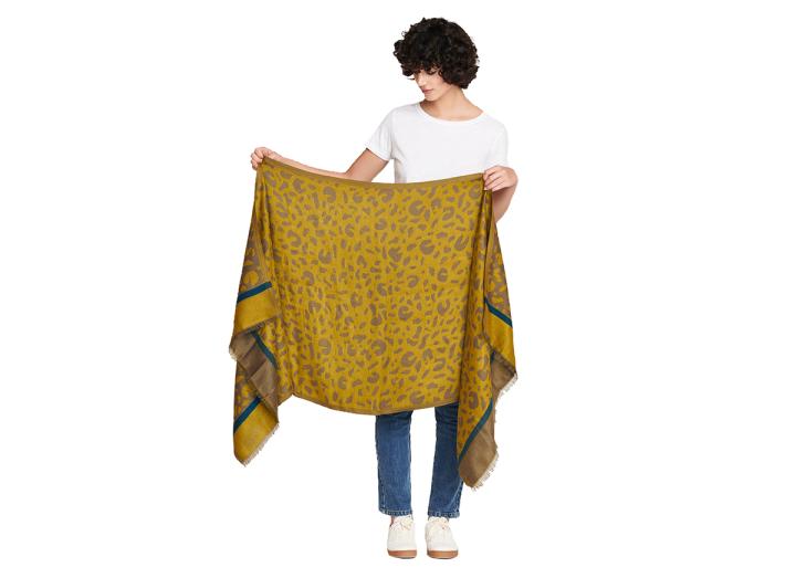 Sara organic cotton reversible scarf