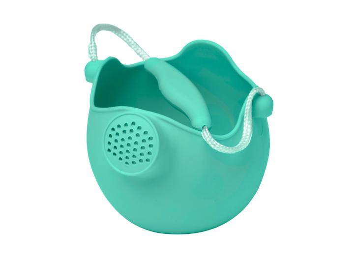Scrunch watering can in teal green