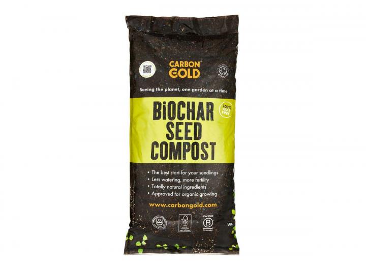 Carbon Gold biochar seed compost 10L