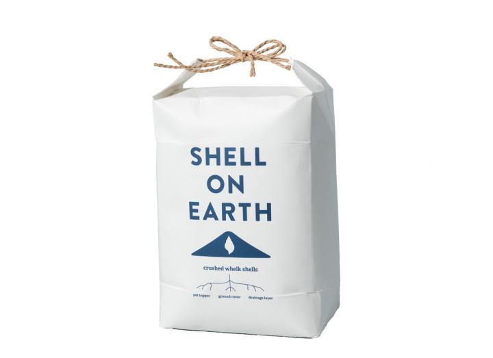 Shell on Earth crushed, recycled whelk shells for pot dressing