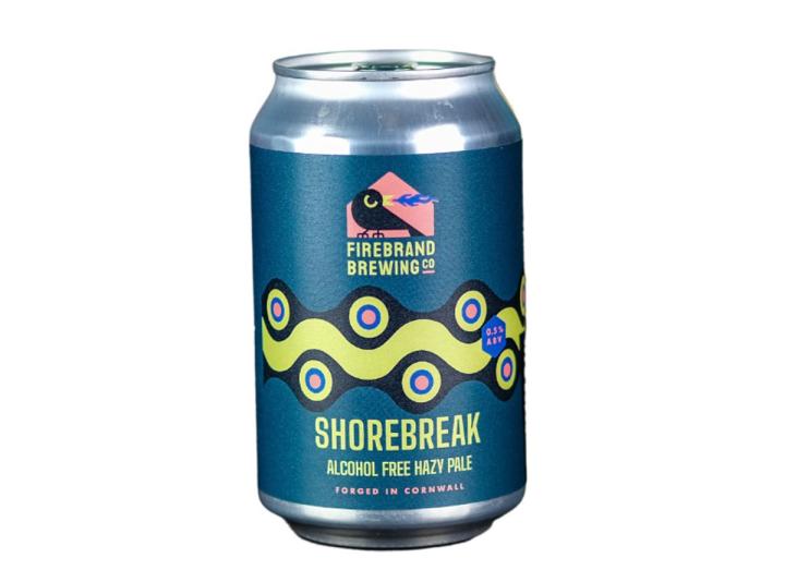 Firebrand Brewing Co. Shorebreak alcohol free pale ale 330ml can