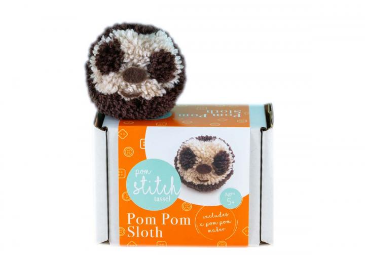 Pom pom sloth craft kit