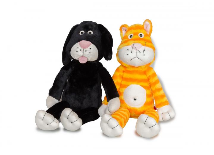 Sniff and Digger soft toys